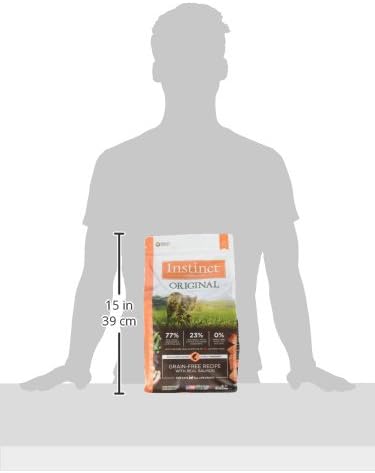 Instinct Original Dry Cat Food, Raw Coated Kibble, High Protein, Grain Free Recipe - Real Salmon, 4.5 lb. Bag