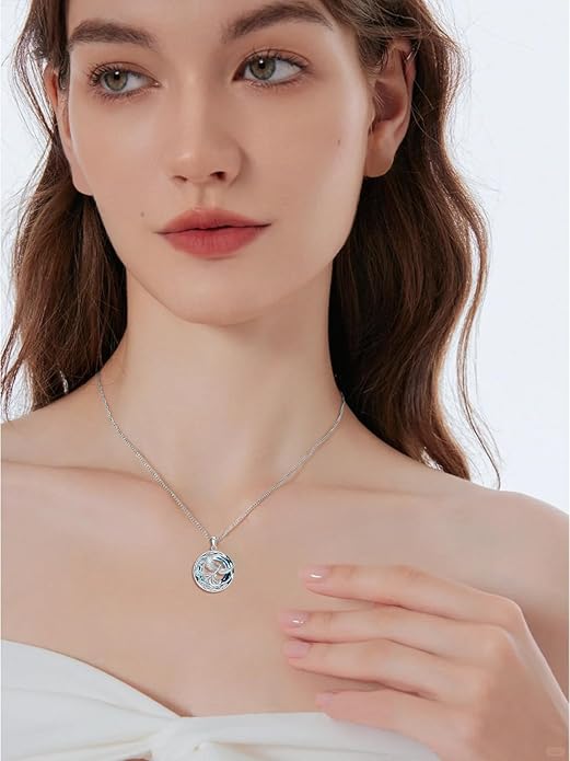 Seiyang Animal Necklace 925 Sterling Silver Elephant/Rabbit/Owl/Phoenix Pendant Necklace Animal Jewelry Gifts for Women Animal Lovers