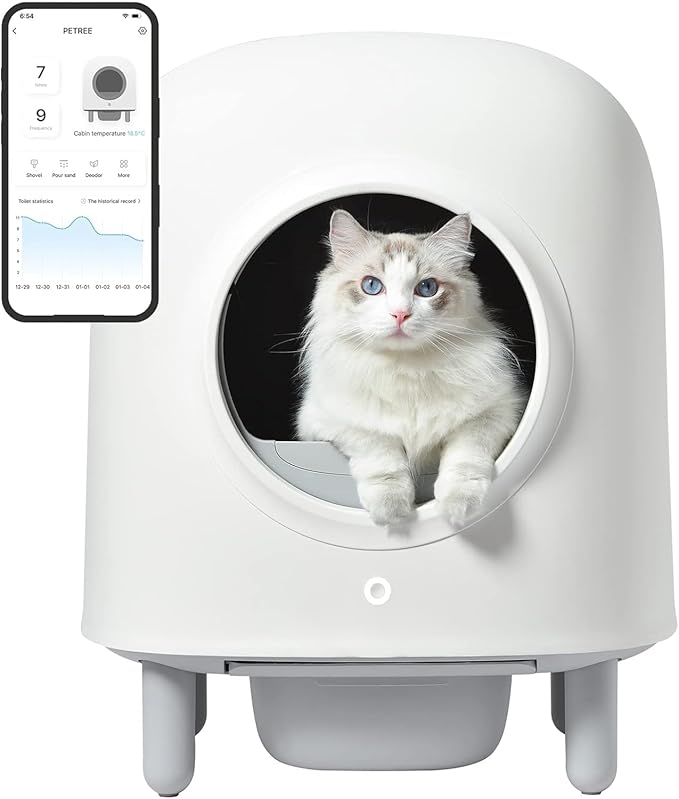 Self Cleaning Cat Litter Box Liners - 2 Rolls (50 Count), Waste Bags Automatic Cat Litter Box1