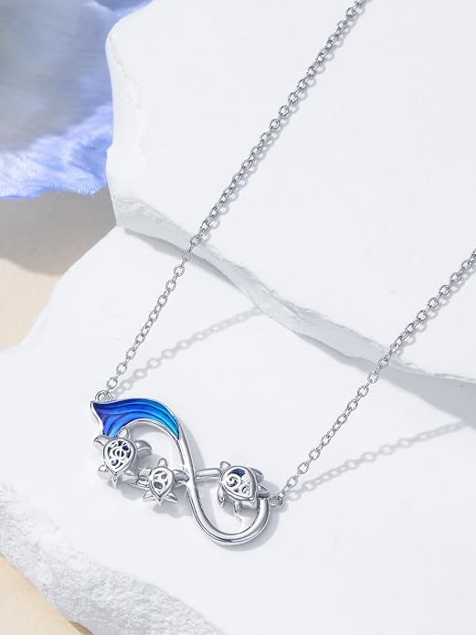 Seiyang Animal Necklace 925 Sterling Silver Elephant/Rabbit/Owl/Phoenix Pendant Necklace Animal Jewelry Gifts for Women Animal Lovers