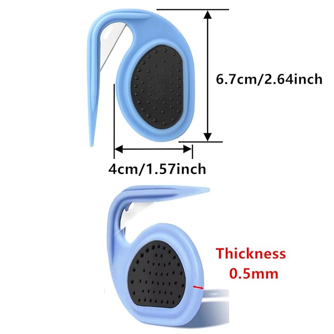 2 PCS Pet Grooming Tool Professional Dematting Comb Dog Detangler Brush Hair Grooming Tool Dog Undercoat Rake Grooming Rake for Grooming - Cuts Through Matts & Tangles with Ease(Blue、Green)