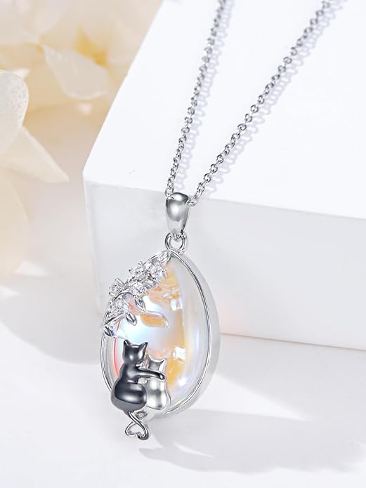 Seiyang Animal Necklace 925 Sterling Silver Elephant/Rabbit/Owl/Phoenix Pendant Necklace Animal Jewelry Gifts for Women Animal Lovers