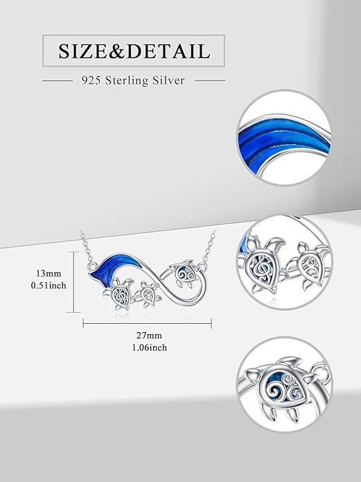 Seiyang Animal Necklace 925 Sterling Silver Elephant/Rabbit/Owl/Phoenix Pendant Necklace Animal Jewelry Gifts for Women Animal Lovers