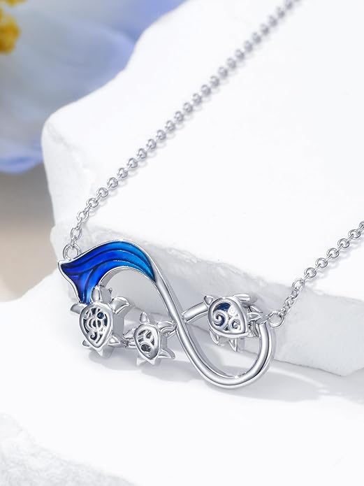 Seiyang Animal Necklace 925 Sterling Silver Elephant/Rabbit/Owl/Phoenix Pendant Necklace Animal Jewelry Gifts for Women Animal Lovers