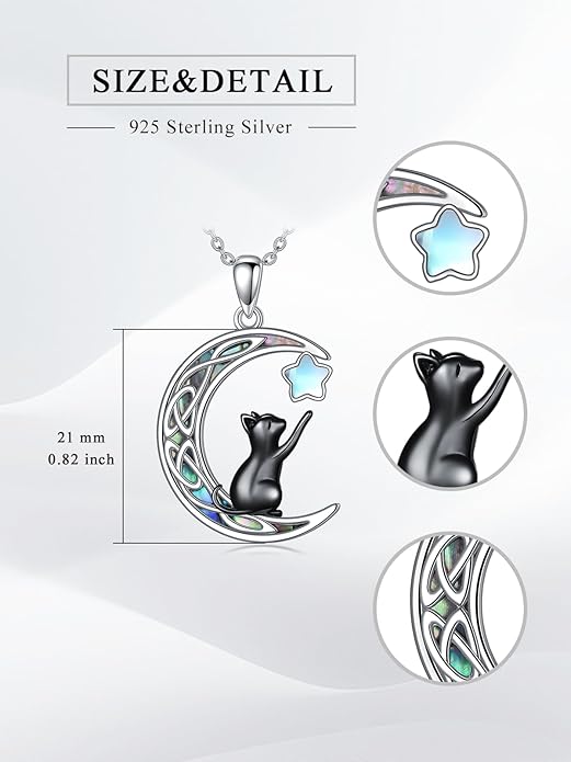 Seiyang Animal Necklace 925 Sterling Silver Elephant/Rabbit/Owl/Phoenix Pendant Necklace Animal Jewelry Gifts for Women Animal Lovers