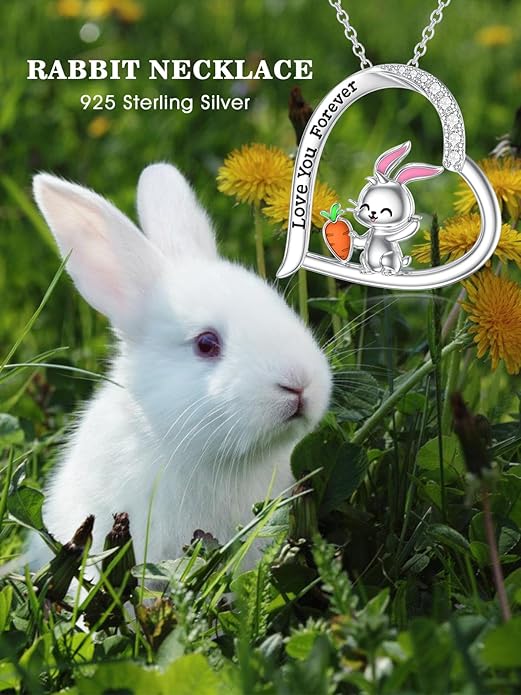 Seiyang Animal Necklace 925 Sterling Silver Elephant/Rabbit/Owl/Phoenix Pendant Necklace Animal Jewelry Gifts for Women Animal Lovers