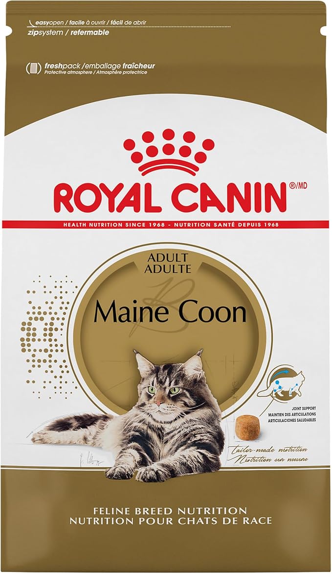 Royal Canin Maine Coon Breed Adult Dry Cat Food, 6 lb bag