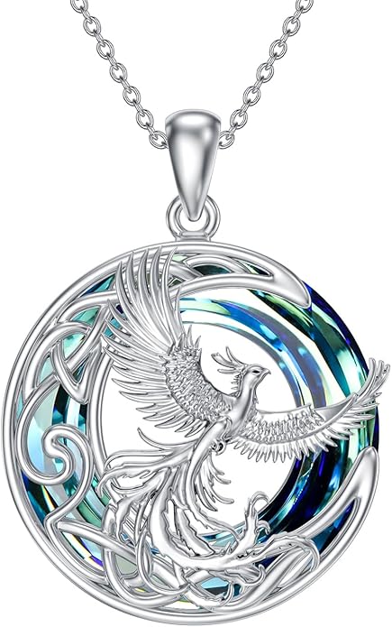 Seiyang Animal Necklace 925 Sterling Silver Elephant/Rabbit/Owl/Phoenix Pendant Necklace Animal Jewelry Gifts for Women Animal Lovers