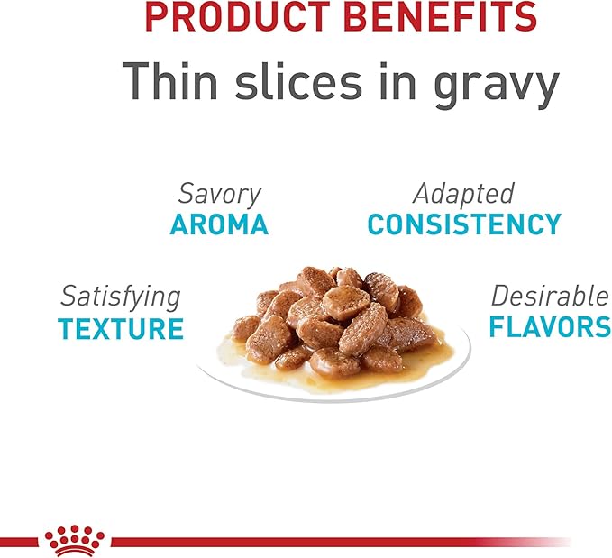 Royal Canin Feline Urinary Care Thin Slices in Gravy Wet Cat Food, 3 oz can (12-count)
