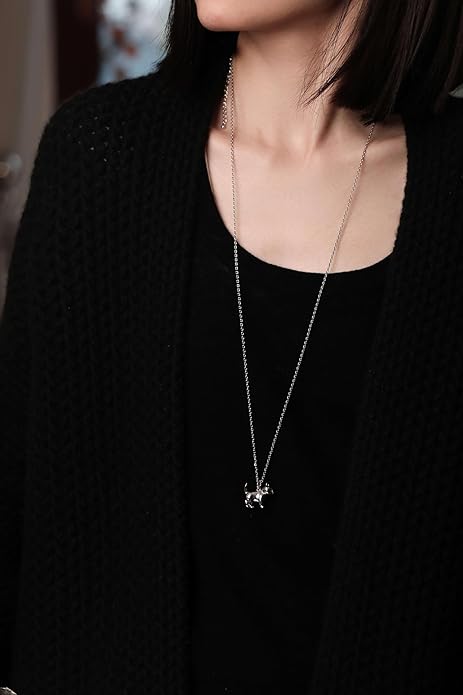 S.Leaf Cat Lover's Necklace - Cat Pendant for Women, Birthday Gifts for Her & Friends