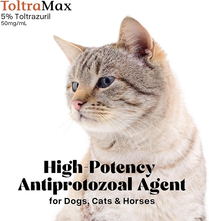 Toltrazuril 5.0% for Horses, Dogs, Cats, 120mL/4 Ounce, for Non-Food Chain Animals, Chicken