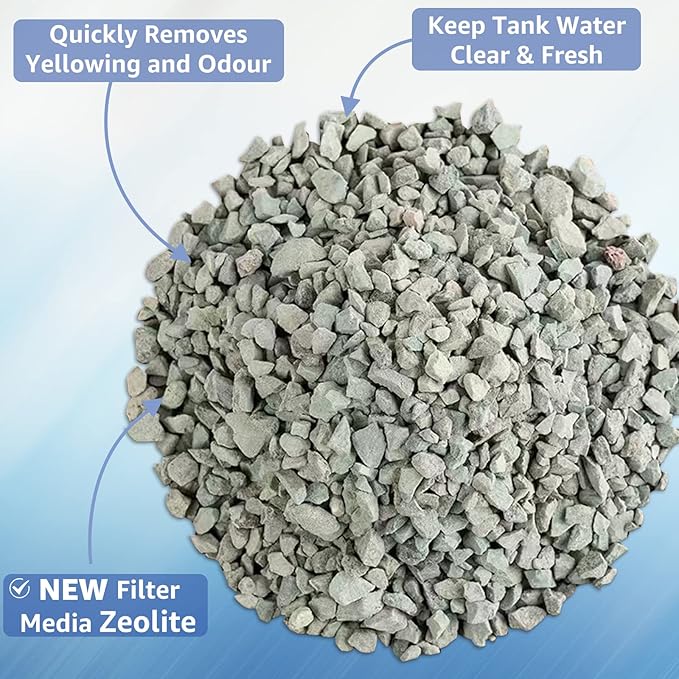 16 Count Assembled Large Filter Cartridges Compatible with Tetra Whisper Bio-Bag Filters 20i 40i IQ20/30/45/60 PF20/30/40/60, Large Replacement Filter Cartridges for Whisper Filters & Aquariums