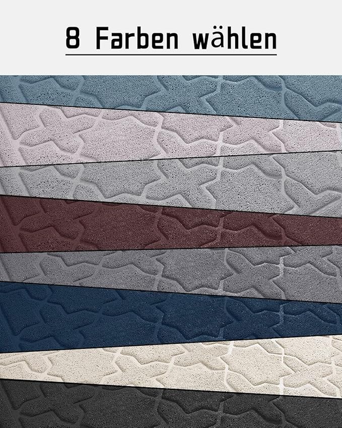 Yimobra Cat Litter Mat, 35.4"x23.6" Litter Box Mat with Litter Lock Mesh, Soft Cat Litter Mat Litter Trapping Mat, Easy to Clean, Non-Slip, Water Resistant, Litter Free Floors, Dark Grey