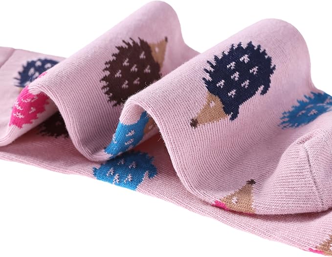 SDBING Womens Cat Socks Cute Gifts Animal Soft Breathable Thin Cotton Casual Crew Socks 5 Pairs