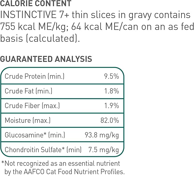 Royal Canin Instinctive 7+ Years Thin Slices in Gravy Wet Cat Food, 3 oz can (12-Count)