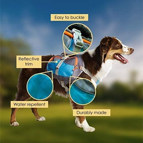 Cesar Millan Dog Backpack Large Blue