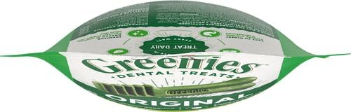 Greenies Original Teenie Natural Dental Care Dog Treats, 3 oz. Pack (11 Treats) (Pack of 2)