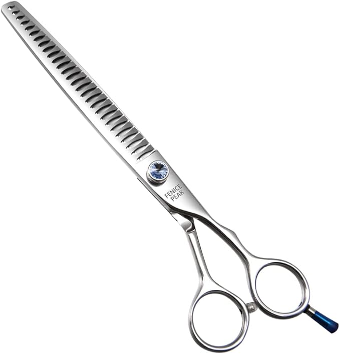 Fenice Professional 7/7.5/8 Pet Grooming Scissors Thinning Cutting Shears for Dog s/Cats Thinning Rate:70-80% (7.5 inch)