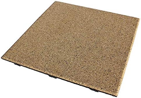 American Floor Mats - Extreme Rubber Gym Tiles - 1 Inch Thick Colorful Rubber Gym Tiles - Superior Shock and Sound Absorbing Tiles - 95% Dark Greys 25 Tile Pack (Covers 100 Sq Ft)