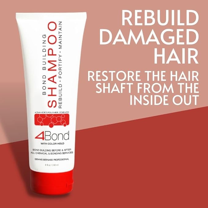 POWERTOOLS 4BOND Bond Building Shampoo | Restore Damaged Hair | Contains Advanced Polymers, Keratin, Baobab & Quinoa Proteins (8 Fl Oz)