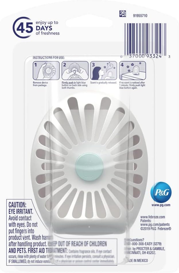 Febreze Small Spaces Air Freshener, Wild Berries, Odor Fighter for Strong Odors (1 Count)