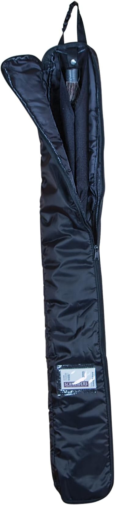 Dura-Tech Deluxe Fake Horse Tail Bag | Protects Fake Horse Tail | Full-Length Zipper | Tangle-Free Lycra Sleeve | Secure Tail Fastener | Handy ID Pocket | Color Black