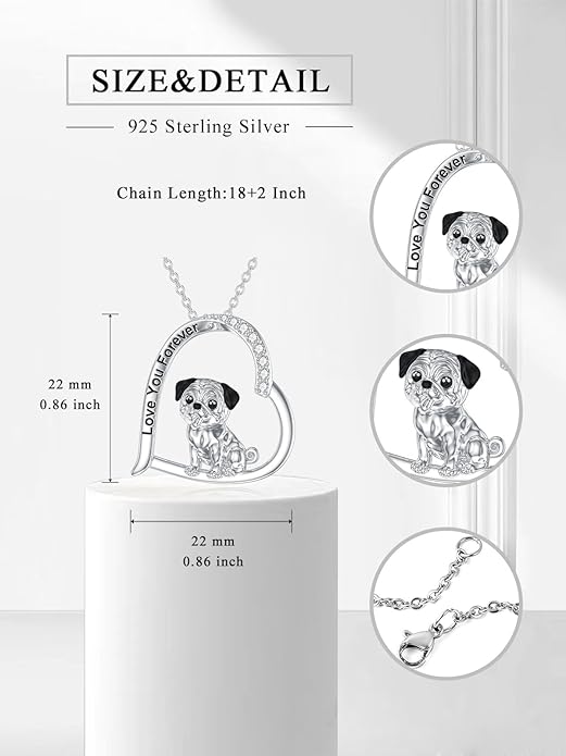 Seiyang Animal Necklace 925 Sterling Silver Elephant/Rabbit/Owl/Phoenix Pendant Necklace Animal Jewelry Gifts for Women Animal Lovers