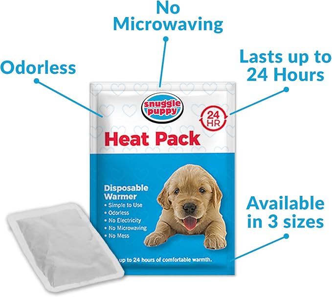 Original Snuggle Puppy Toys - Heartbeat Puppy for Dogs - Pet Anxiety Relief and Calming Aid - Comfort Dog Toys for Behavioral Training