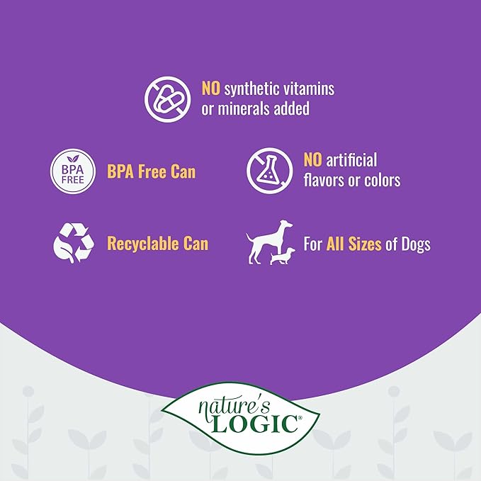 Natures Logic NL00180 Grain-Free Rabbit Feast Wet Dog Food, One Size