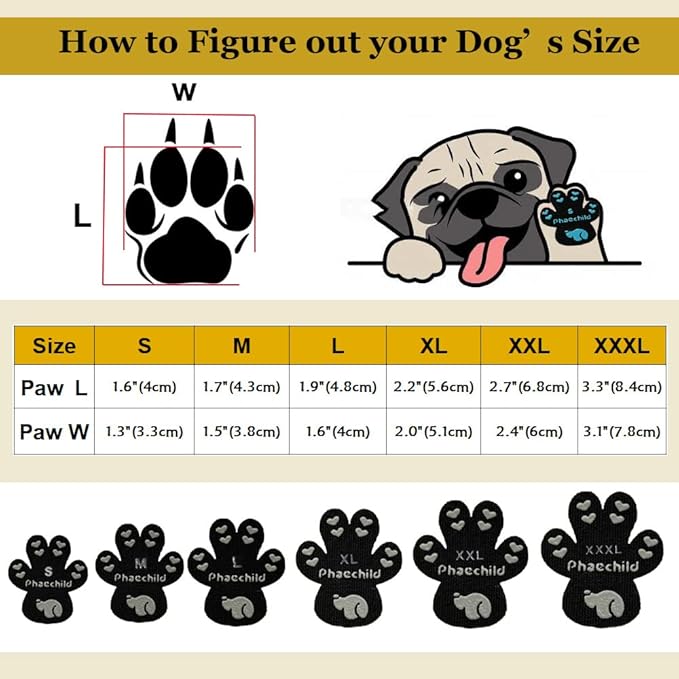 Dog Paw Pads Anti-Slip Grips,Dog Paw Protectors for Senior Dogs on Hot Pavement,Provides Traction to Keep Them from Slipping on Smooth Floors 20 sets-80 Pads Multicolor S