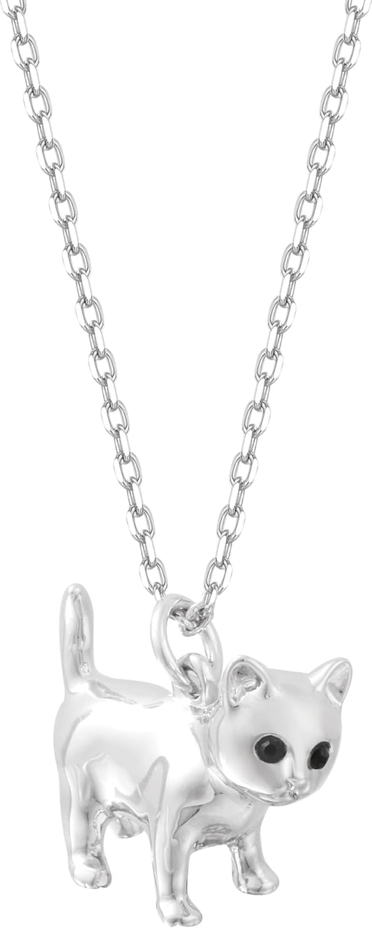 S.Leaf Cat Lover's Necklace - Cat Pendant for Women, Birthday Gifts for Her & Friends