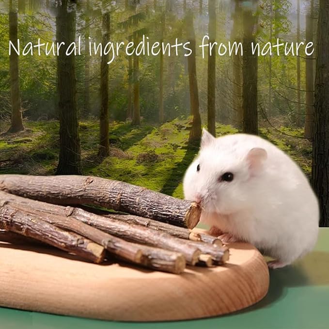 Guinea Pig Toys Apple Sticks, Tissimo Grass Sticks, Sweet Bamboo,Types of Combined Chew Toys,Pertain Chinchilla Squirrel Gerbil Hamster Squirrel Guinea Pigs
