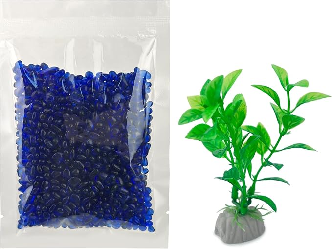 Newpol Mini Plastic Aquarium Starter Kits, Fish Tank (0.8Gallon/ 3L)