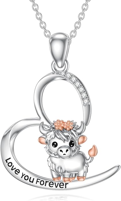 Seiyang Animal Necklace 925 Sterling Silver Elephant/Rabbit/Owl/Phoenix Pendant Necklace Animal Jewelry Gifts for Women Animal Lovers