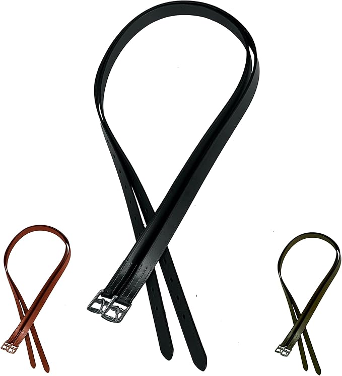 Majestic Ally Genuine Leather English Stirrup Leather (Pair)