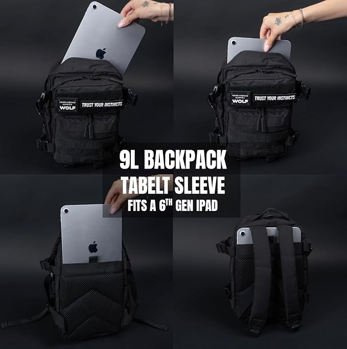 WOLFpak 9L Backpack Mini (Black Neon Pink)