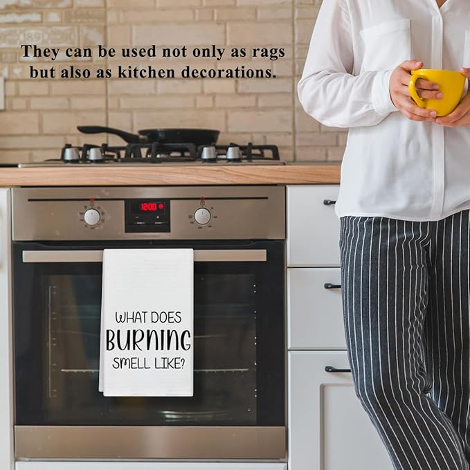 Satire and Irony Funny Kitchen Towel for Women Men, Dish Towel Tea Towels for Kitchen Decor, Kitchen Towels for Cooking Baking Set of 1, Bathroom Hand Towel, Housewarming Gifts, 16 x 24 Inch