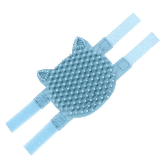 Scicalife Cat Self Groomer Cat Brush Wall Corner Massager Tool Silicone Cat Face Scratcher Medium