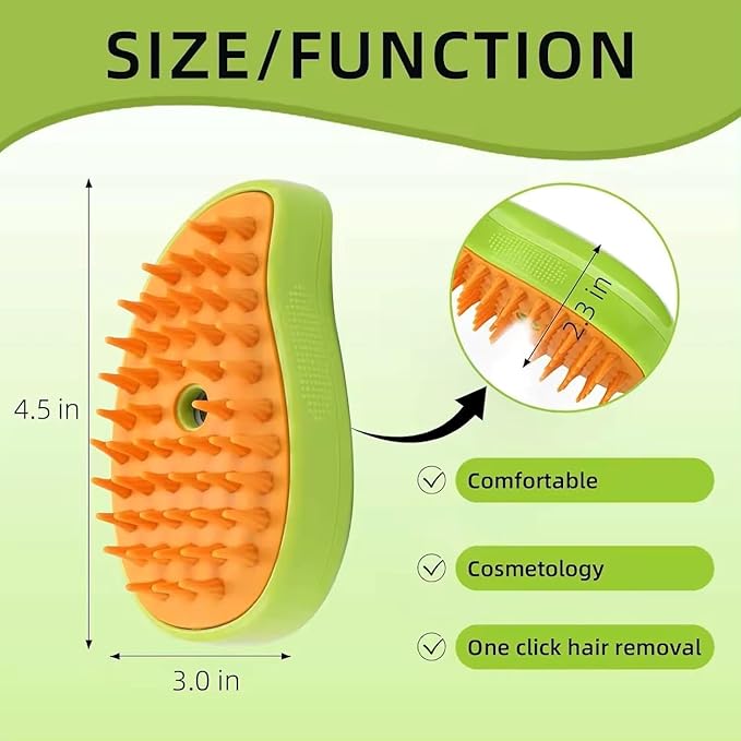 2024 Multifunctional Pet Grooming Brush - 3-in-1 Detangling and Massage Comb for Removing Loose Hair from Cats and Dogs