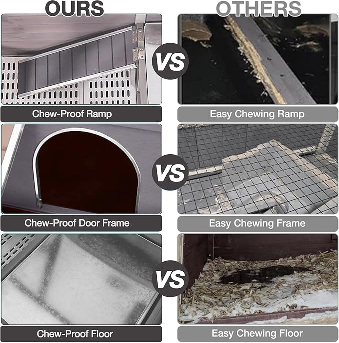 Guinea Pig Cage Indoor with Wheels Rabbit Hutch with Removable Proof Tray and Cool Zinc Plate Chew-Resistant Metal Frame Hamster Cage with Elevated Legs 36.6" L（Grey）