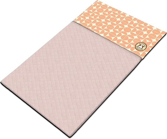 GuineaDad Premium Liner – Fleece Guinea Pig Cage Liner – Ultra-Plush Reusable Fleece Bedding with Waterproof Bottom – Extra Absorbent Liner for 2x4 C&C Cage (Peach Pie)