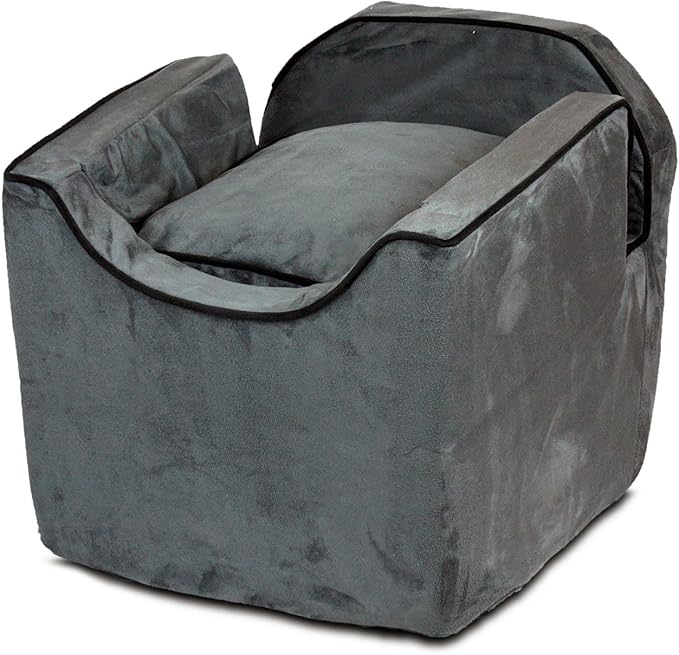 Snoozer Luxury Lookout Pet Car Seat, Small Luxury I, Anthracite/Black