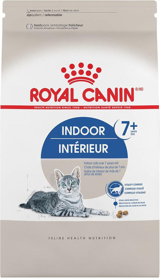 Royal Canin Indoor 7+ Adult Dry Cat Food, 2.5 lb bag