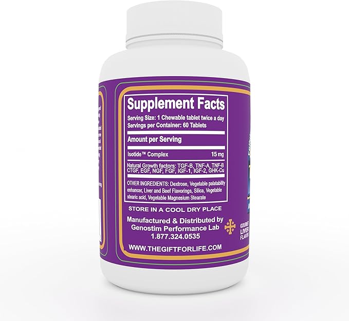 Feline Peptides, Peptides for Cats, Life Extending Cat Supplement, Immune Supplement, Joint Supplement, Skin and Coat Supplement for Cats, 60 Tablets