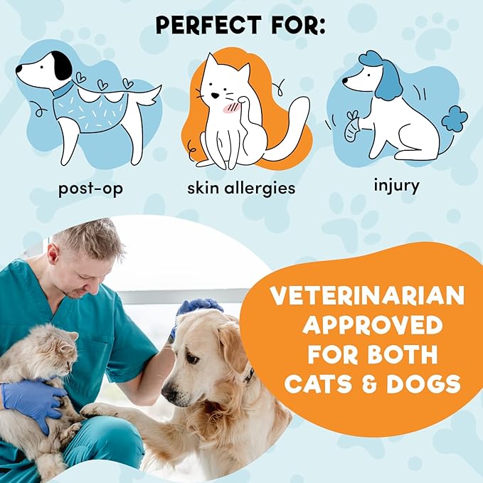 BENCMATE Inflatable Dog Cone Collar Alternative, Soft Dog Cone for Small Medium Large Dogs and Cats, Neck Recovery ECollar Donut Collar After Surgery (Medium+, Plaid)