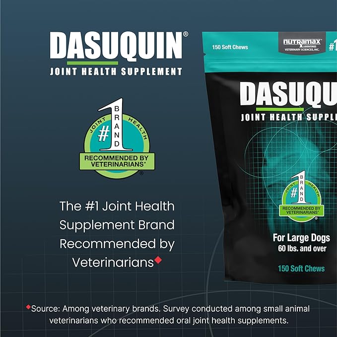 Nutramax Dasuquin for Large Dogs, Joint Health Supplement, Contains Glucosamine for Dogs, Plus Chondroitin, ASU and More, Supports Healthy Joints, Soft Chews, 150 Count