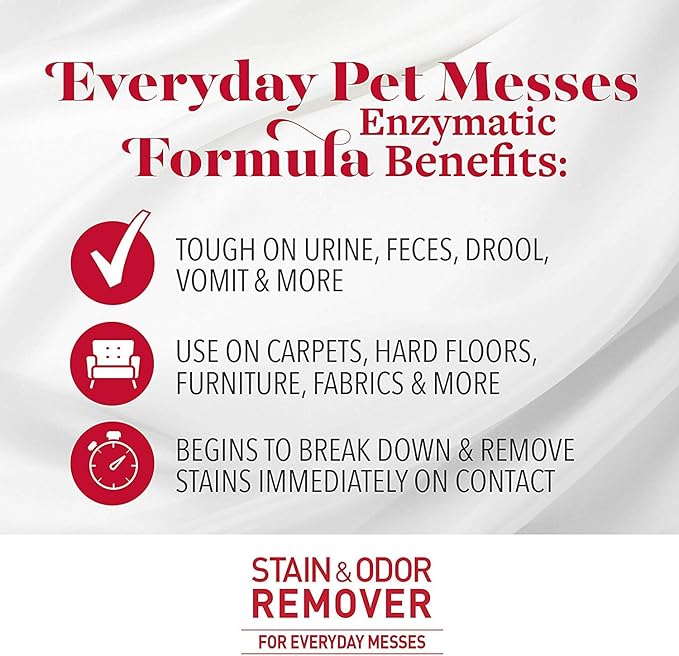 Nature's Miracle Stain and Odor Remover for Dogs, Odor Control Formula, Refill, 1.33 Gal