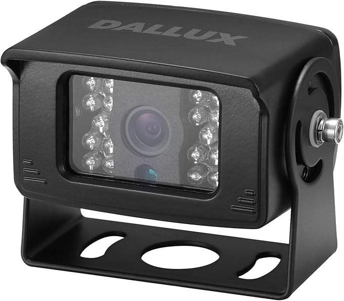 DALLUX Heavy Duty Vehicle Truck Bus Backup Camera System,Waterproof Night Vision Rear View Camera with 7 inch Monitor+66ft 4 PIN Camera Cable for Bus Truck Van Trailer RV Campers Motor Home(12V 24V)