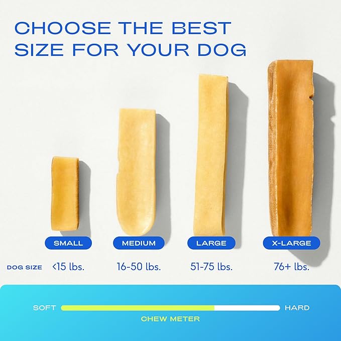 Native Pet Yak Cheese Himalayan Dog Chews - Long Lasting Dental Sticks for Small Breeds– 100% All Natural Himalayan Yak Chews for Small Dogs – Cheese Bone for Aggressive Chewers - 5 Per Pack