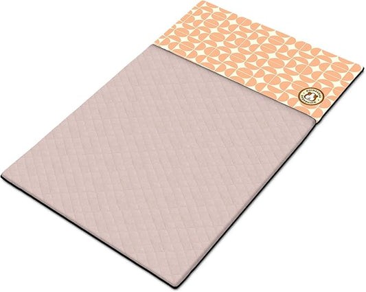 GuineaDad Premium Liner – Fleece Guinea Pig Cage Liner – Ultra-Plush Reusable Fleece Bedding with Waterproof Bottom – Extra Absorbent Liner for 2x3 C&C Cage (Peach Pie)